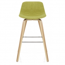 Taburete Tela Madera - Reef Verde