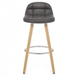 Taburete Polipiel Antiguo Madera - Sole Marrón