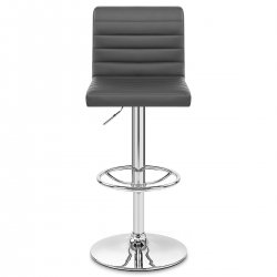 Taburete Polipiel Cromo - Menta