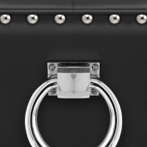 Silla Cuero Regenerado - Ascot Negro