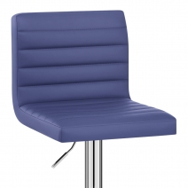 Taburete Polipiel Cromo - Menta