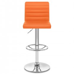 Taburete Polipiel Cromo - Menta