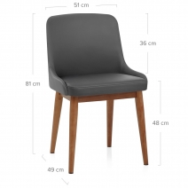 Jersey Chair (Walnut Leather)