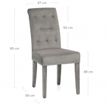 Silla Terciopelo - Moreton Metal