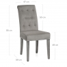 Silla Terciopelo - Moreton Metal