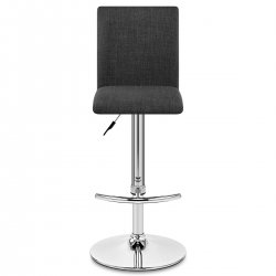 Taburete Tela Cromado - Deluxe High Back Verde