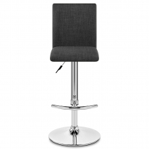 Taburete Tela Cromado - Deluxe High Back Verde