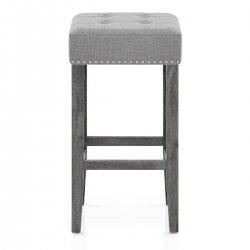 Banqueta Tela Madera - Dove Gris Oscuro