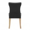 Silla Polipiel Madera - Bradbury Negro