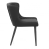 Silla Polipiel Metal - Provence Negro