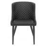 Silla Polipiel Metal - Provence Negro