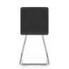 Silla Polipiel Cromo - Vesta Negro