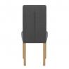 Silla Tela Madera - Jackson Gris Oscuro