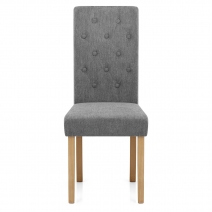 Silla Tela Madera - Portland Gris