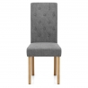 Silla Tela Madera - Portland Gris