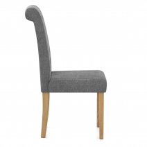 Silla Tela Madera - Portland Gris
