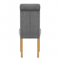 Silla Tela Madera - Portland Gris