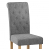 Silla Tela Madera - Portland Gris