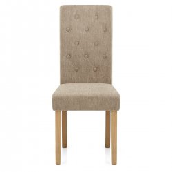 Silla Tela Madera - Portland Marron