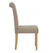 Silla Tela Madera - Portland Marron