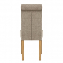 Silla Tela Madera - Portland Marron