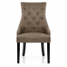 Silla Polipiel Antiguo Madera - Ascot Marrón