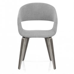 Silla Tela Madera – Marcus Gris