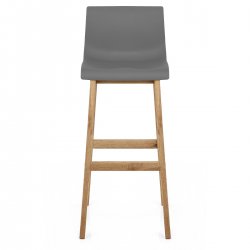 Taburete Madera Resina - Drift Gris