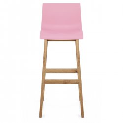 Taburete Madera Resina - Drift Gris