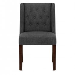 Silla Tela Nogal - Chatsworth Metal