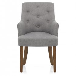 Silla Tela Madera - Broadway Gris