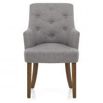 Silla Tela Madera - Broadway Gris