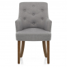 Silla Tela Madera - Broadway Gris