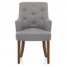 Silla Tela Madera - Broadway Gris