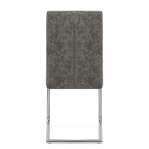 Silla Polipiel Satinado - Lancaster Gris