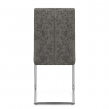 Silla Polipiel Satinado - Lancaster Gris