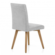 Silla Terciopelo Madera - Hadley Gris