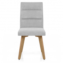 Silla Terciopelo Madera - Hadley Gris