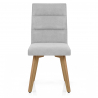 Silla Terciopelo Madera - Hadley Gris