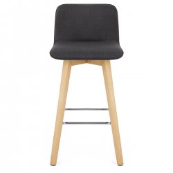 Taburete Tela Roble - Tide Crema