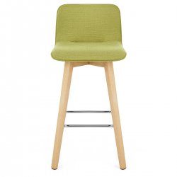 Taburete Tela Roble - Tide Crema