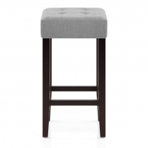 Banqueta Tela Madera - Oliver Gris