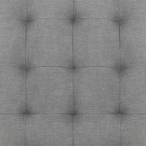 Silla Tela Patas Negras - Thornton Gris
