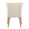 Silla Terciopelo Madera - City Crema