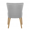 Silla Terciopelo Madera - City Gris