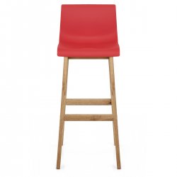 Taburete Madera Resina - Drift Gris