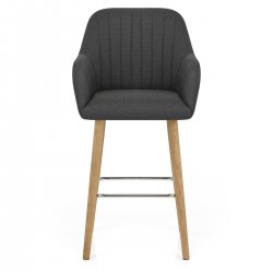 Taburete Tela Madera - Rio