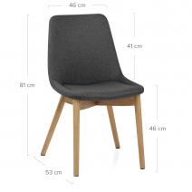 Silla Tela Roble - Kobe
