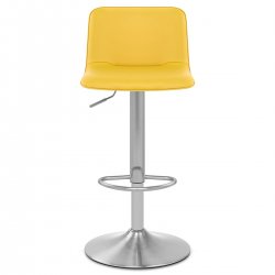 Taburete Polipiel Satinado - Cape Naranja