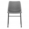 Silla Polipiel Metal - Bucket Gris